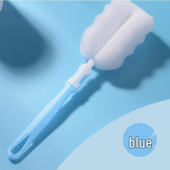 Long-Handle Detachable Sponge Cleaning Brush for Insulated Cups & Baby Bottles