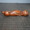 Chinese Vintage Boxwood Carved Exquisite Statue Pen Rack Wooden Figurines Art
