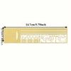 Cute Cat Template Ruler Aesthetic Journaling Special Straightedge Multi-Function Stencil Tool Perfect Gift for Stationery