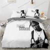 2Pac Tupac Amaru Shakur Bettwäsche-Set Bettbezug Bett-Set Tagesdecke Kissenbezug Bettdecke King Queen Size Jungen Erwachsenen Bettwäsche-Set