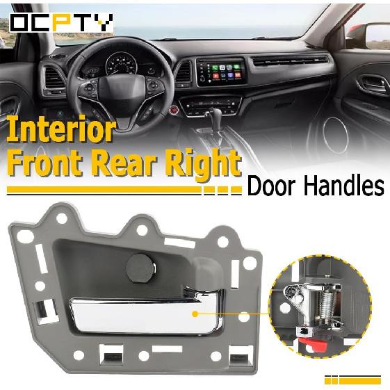 

OCPTY Interior Door Handle Front Rear Passenger Right Replacement fit 2005-2011 for Jeep for Grand Cherokee Gray Housing w/Chrome Lever