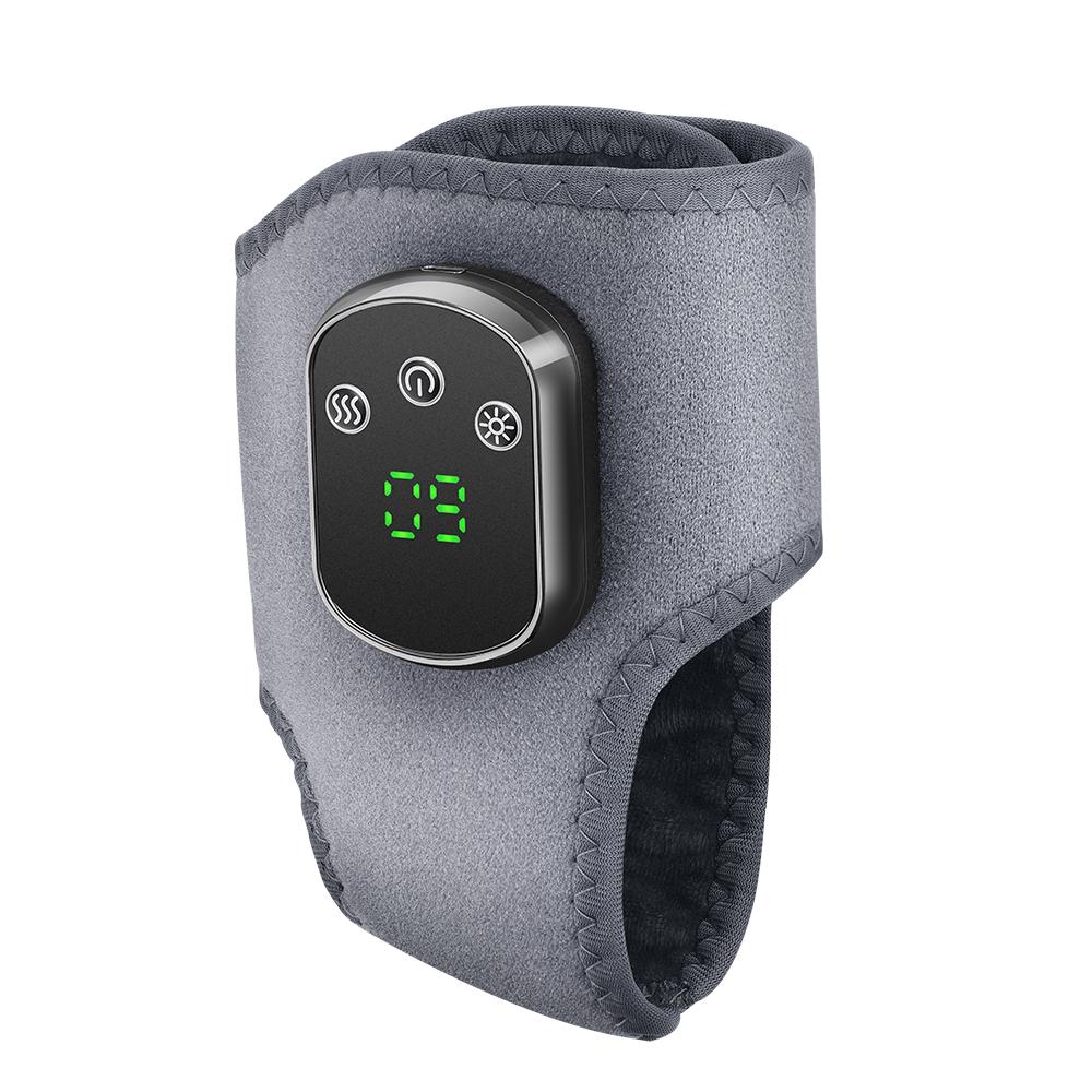 Electric Heating Ankle Guard 5 Levels Hot Compress 660nm Near Infrared Massage Cordless Foot Massager Ankle Protector Strap