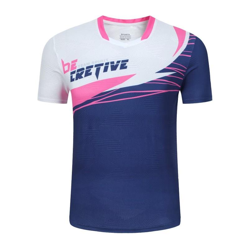 Quick-Dry Badminton Shirt Men Women Kids Sport T-Shirt Training Competition Uniform