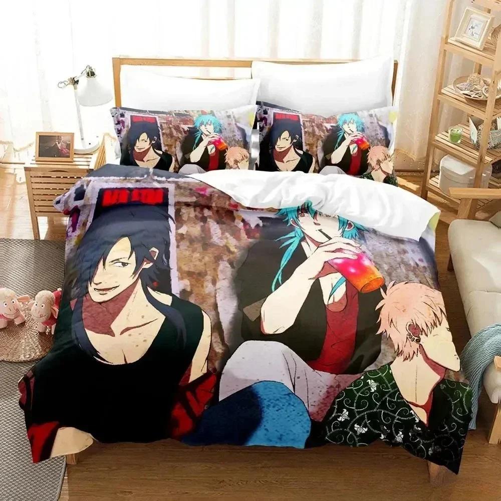Comforter Home Living Luxury Dramatical Murder Bedding Set Cartoon Anime Three-Piece Set Adult Kid Bedroom S 3D Print Anime