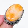 Natural Bumble Bee Jasper Gemstone 925 Sterling Silver Jewelry Ring Size 9 AR-18764
