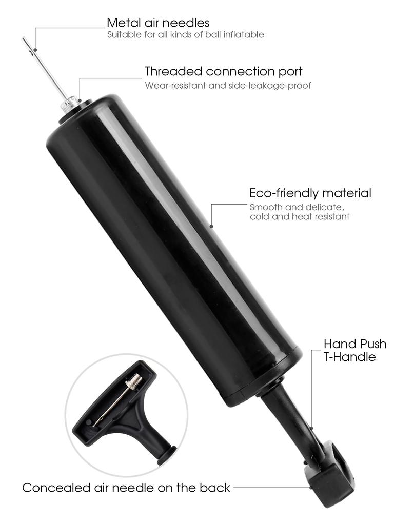 Portable Mini Manual Balloon Pump Multi-Function Manual Air Pump Swimming Ring Beach Ball Inflatable Basketball Pump