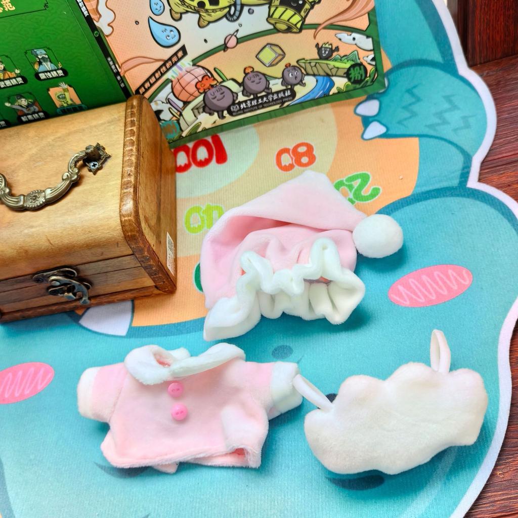 {Baby Clothes Only} 17cm Pendant Clothes Pink Pig Frog Set Little Snowman Set Christmas