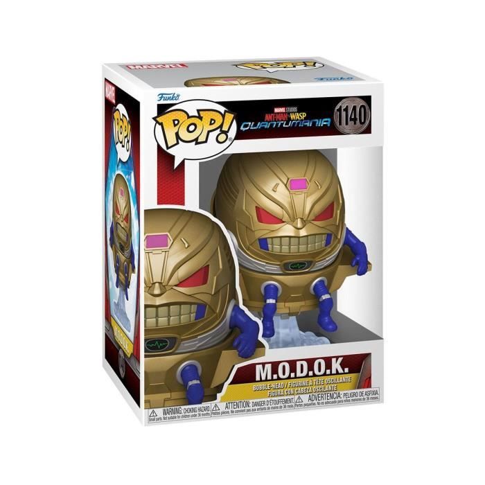 Figurine pop! m.o.d.o.k. 9 cm - funko - ant-man and the wasp: quantumania - blanc - marvel - mixte