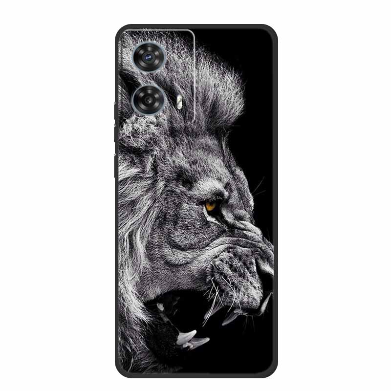 Phone Case For Motorola Edge 50 Fusion Back Cover Case Black Silicone Soft Coque For Moto Edge 50 Fusion Case 6.7" Funda Shell