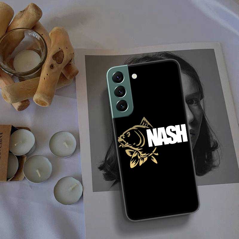 Nash Fishing Logo Phone For Samsung Galaxy S24 S22 Ultra S21 Plus S20 S23 FE Case S10 S10E S9 S8 S7 Edge Cover Silicone Soft Coq