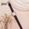 Lightweight Ladies Watch Women Round Dial with Faux Leather Strap