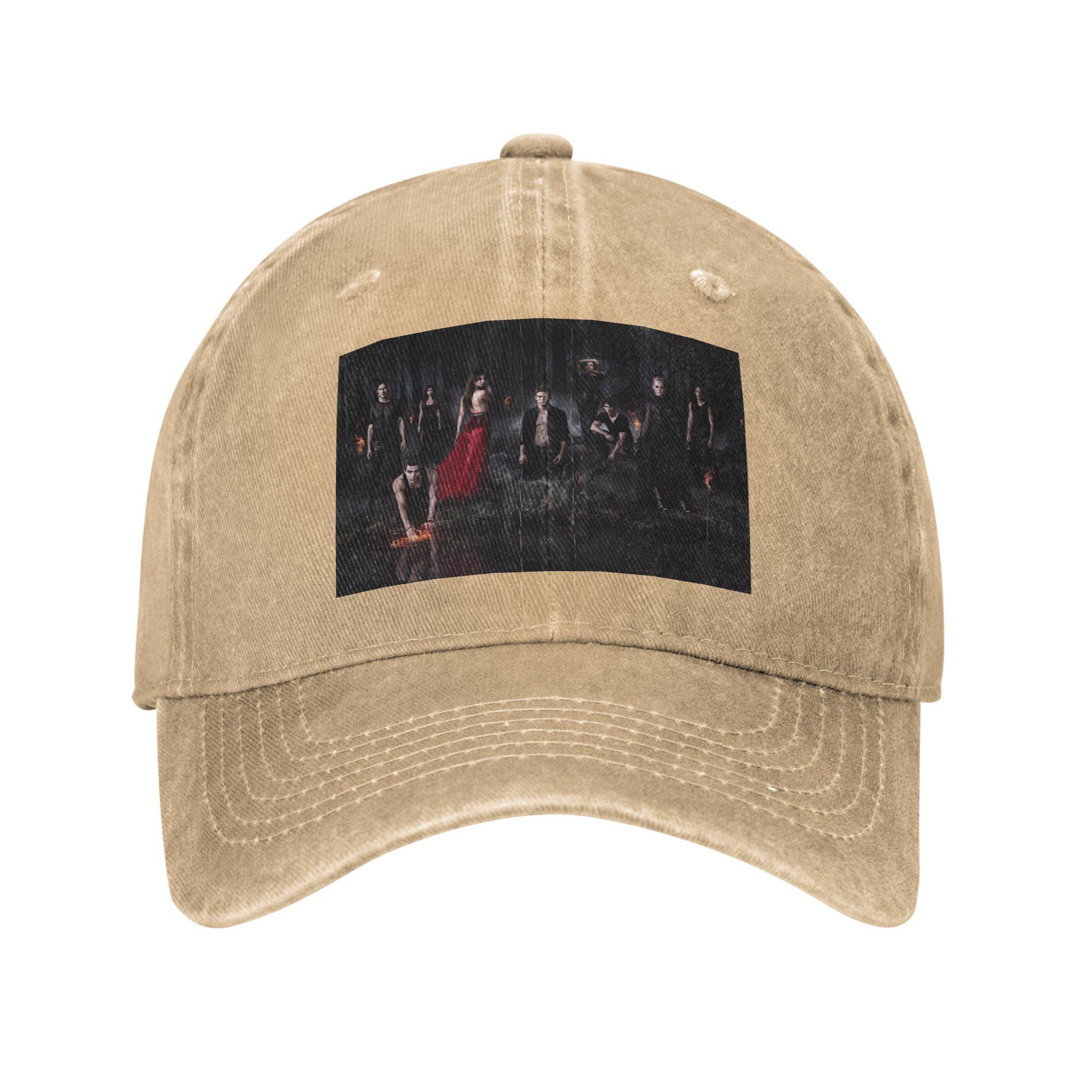 

The Vampire Diaries Denim Cap Casual Baseball Caps Adjustable Hat Summer Unisex Baseball Hats One Size