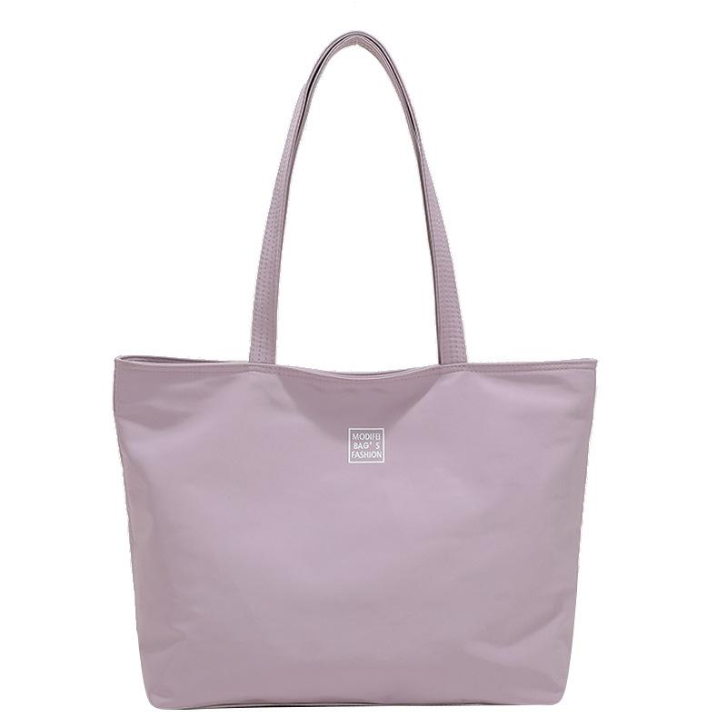 Canvas Bag Women's Japanese Versatile Shoulder Tote Bag Simple Large Capacity Korean Version Simple Tote Bag