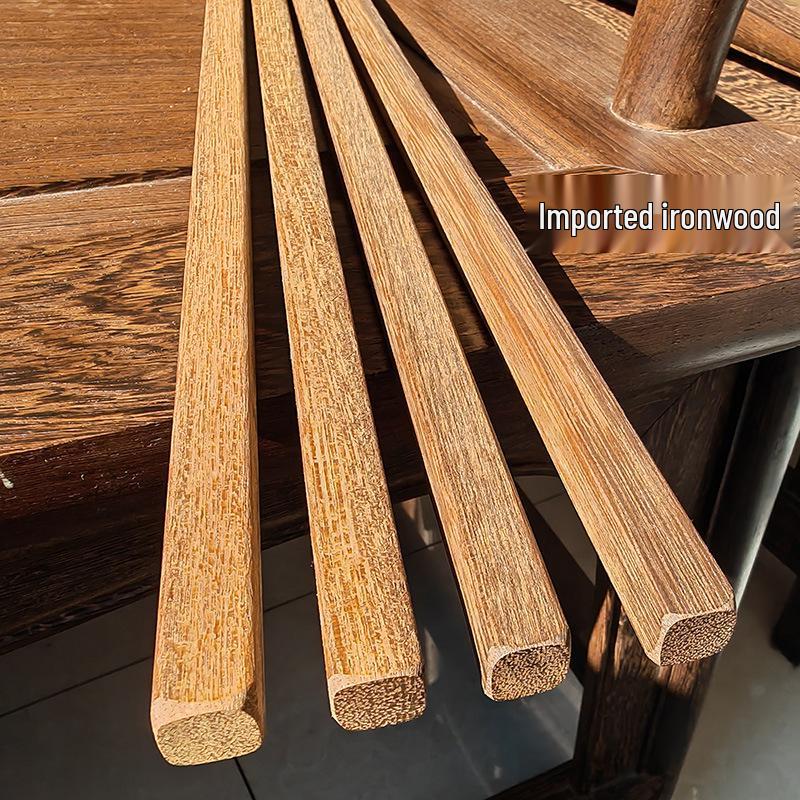 Solid Wood Mahjong Ruler and Card Arranger - Mini Taiwan Mahjong Stick and Nan Bamboo Ruler Set
