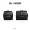 Car Trunk Organizer Large Capacity Waterproof Storage Box For Citroen C4 C3 C5 C5X e-C4 X e-C3 C-Elysee Berlingo C1 C6 Keychain ald256