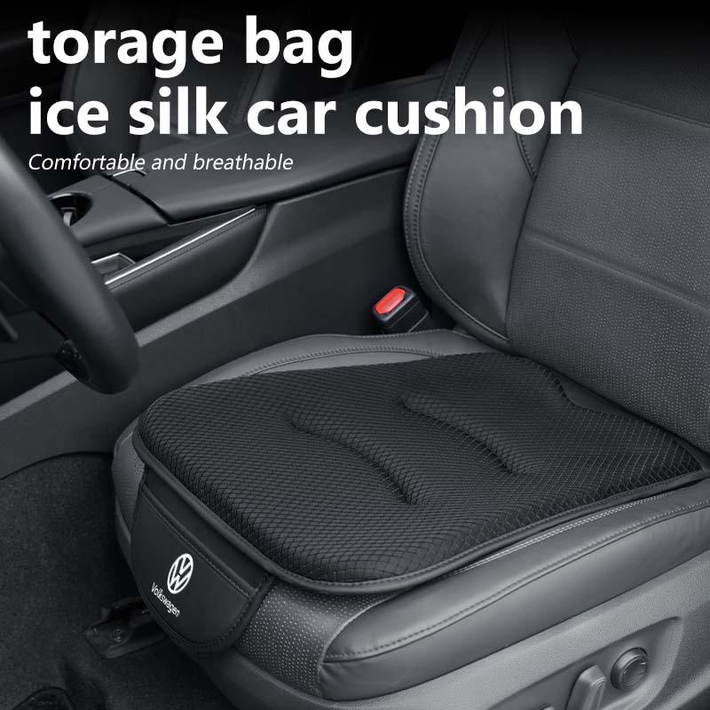 For Volkswagen VW Car Seat Cover Breathable Ice Silk Universal Auto Seat Cushion Golf 4 5 6 7 Polo Jetta Sagitar Magotan Passat QQ2