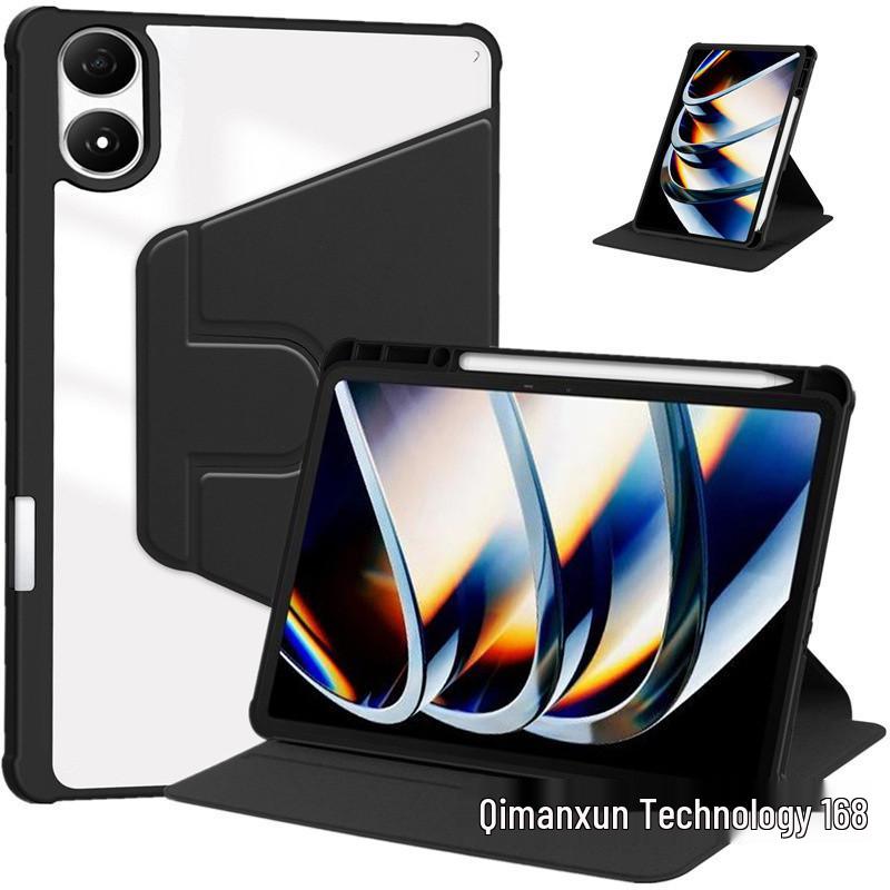 Infinix XPad20 Tablet Case: 11" Acrylic Rotating Pen Protective Cover