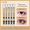 FOMIX Dual-Color Iridescent Eyeshadow Stick: Smudge-Proof, Pearlescent, Brightening, Pigmented Highlighter for Under-Eye and Shadow.