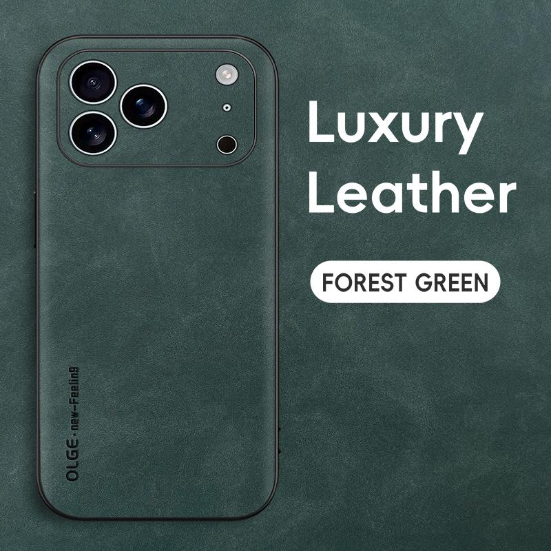 

Leather Phone Case For For Iphone 16 1 14 13 12 17 Pro Max 16 Plus 17 Air Cases Sheepskin Vintage Shockproof Soft Back Cover For iPhone 12
