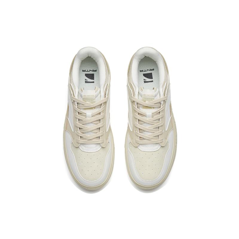 Anta Street Naughty Slip Resistant, Abrasion Resistant, Lightweight Low Top Skateboard Shoes Women's White Gray Green Sneakers 122238066-4