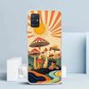 Boho Hippy Mushroom Sunrise Soft Cover for Samsung Galaxy A12 A22 A32 A52 A72 A02S Phone Case Note 20 Ultra 10 S10 Plus A51 A71