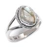 Natural Labradorite Gemstone Handmade 925 Solid Silver Jewelry Ring Size 7 k9P25