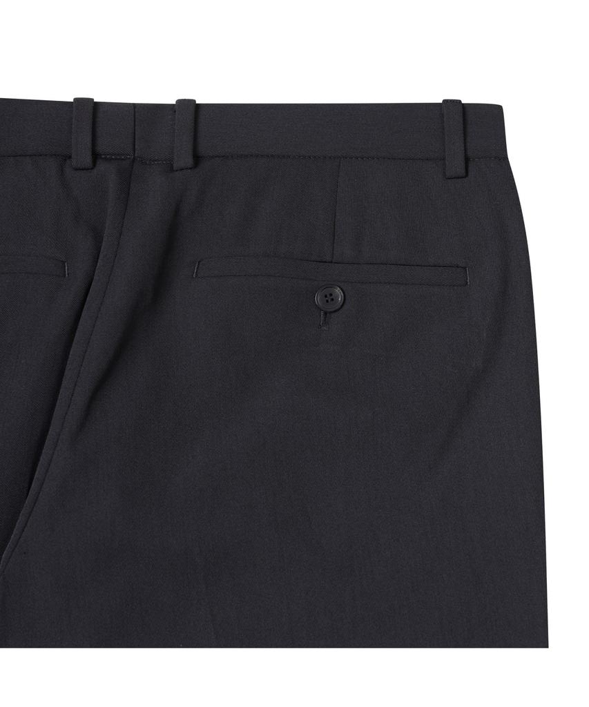 Keoseuuteommellou Black Slim Fit Setup Pants Cwpam25404Bkx