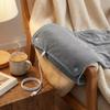 1 Set Short Velvet Fabric Warm Hands And Legs Shawl Usb Thermostatic Hand Warmer For Winter Office And Home Use Heating Blanket