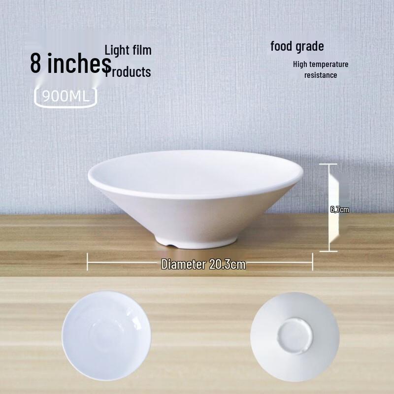 Commercial Melamine Conical Noodle Bowl