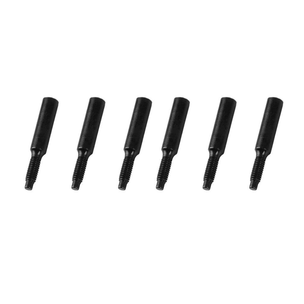 6 Pcs String Locking Screw Black Metal Anti Breakage Guitar Tremolo Bridge Saddle Screws