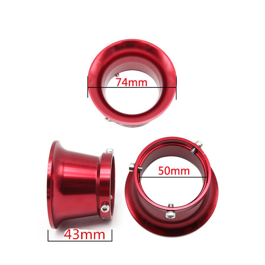 Aluminium Alloy Blue Motorbike Carburetor Interface Air Filter Cup Wind Cup 50mm