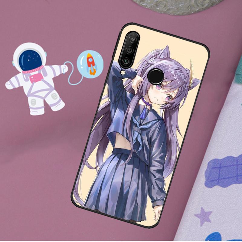Keqing Genshin Impact Anime For Huawei Nova 11i 8i 7i 3i Nova 10 9 SE 5T Y60 Y61 Y70 Y90 P20 P30 P40 Lite P60 Pro Case