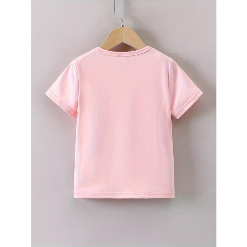 Tailles européennes Impression graphique Papillon T-shirts Créatifs Doux & Élastique Confortable Col rond Manches courtes T-shirt Hauts d'été pour filles