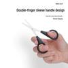 Stainless Steel Multi-Purpose Scissors for Eyebrow, Beard, Paper, Fabric, and Thread Trimming