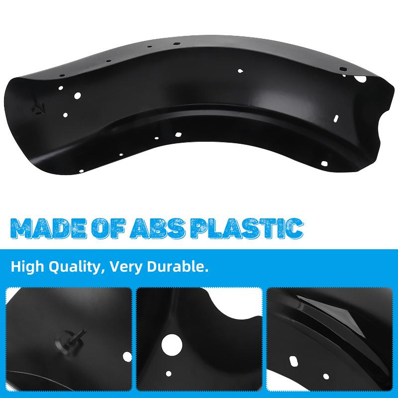Motorcycle Black Rear Fender Mudguard Mud Guard Cover For Harley Touring Road King CVO Electra Glide Street Glide FLHR 2009-2020