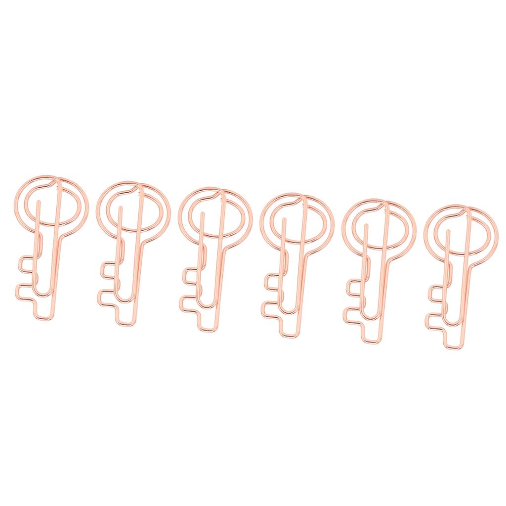 100Pcs Paper Clip Metal  Gold Color Urheen Design Paperclip for Office School