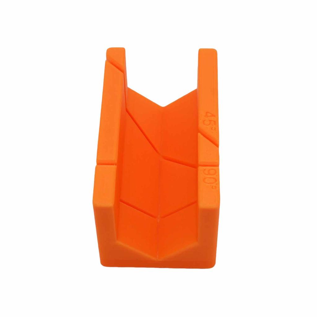 Compact Saw Guide with 45 and 90 Degree Cutting Slots Saw Storage Mitre Box Lightweight for Woodworking Precise Bevel