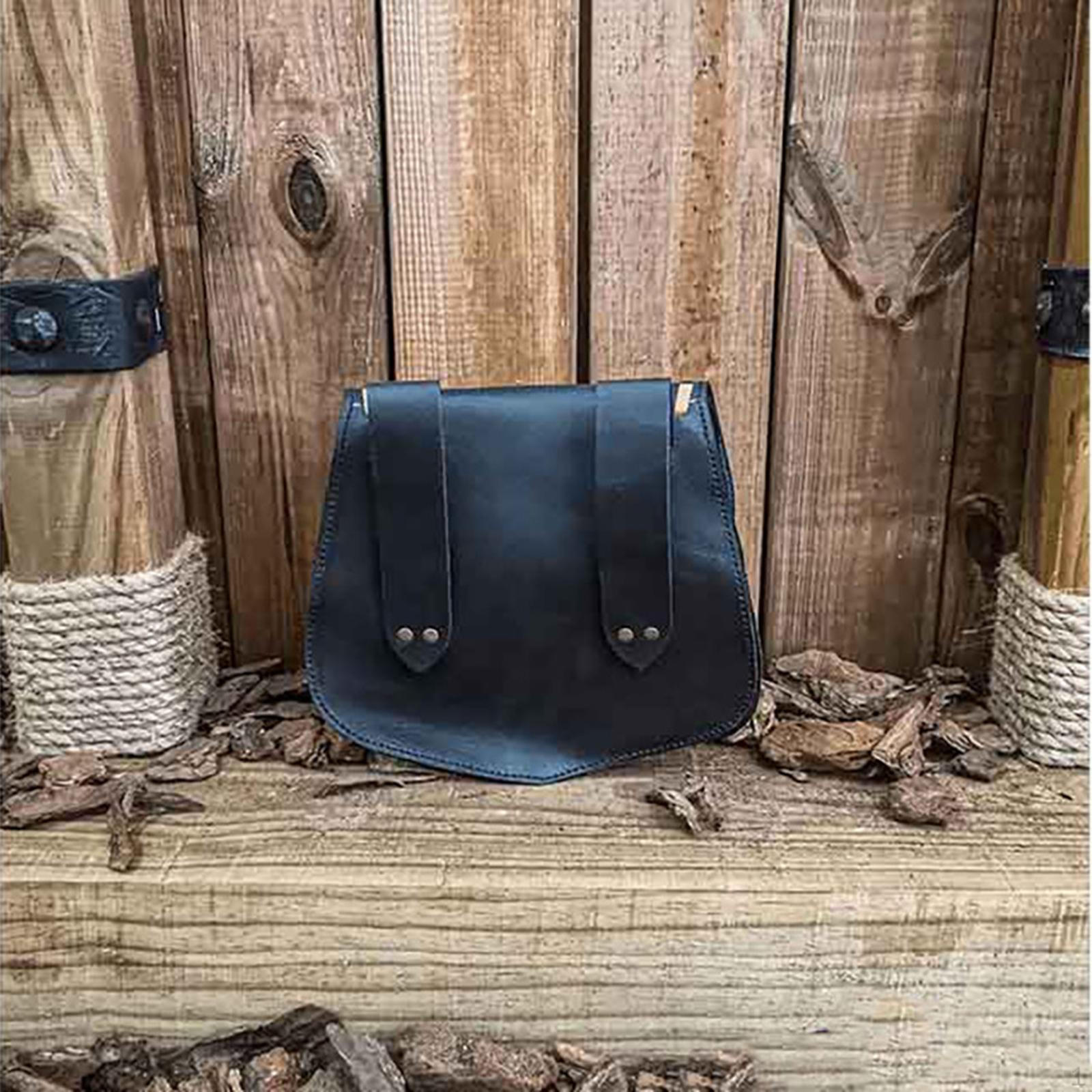 Средневековая поясная сумка для рыцаря, косплей, поясная сумка для Хэллоуина, косплей, вечеринка, костюм чёрный