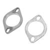 2 STÜCK 2 Loch 2,5 Zoll Auspuffflansch Verbindungsset Edelstahl Universal für Auspuff Downpipe Catback Krümmer