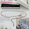 Women Waist Chain Fashion Metal Woven Belt With Hook For Summer Casual Wear