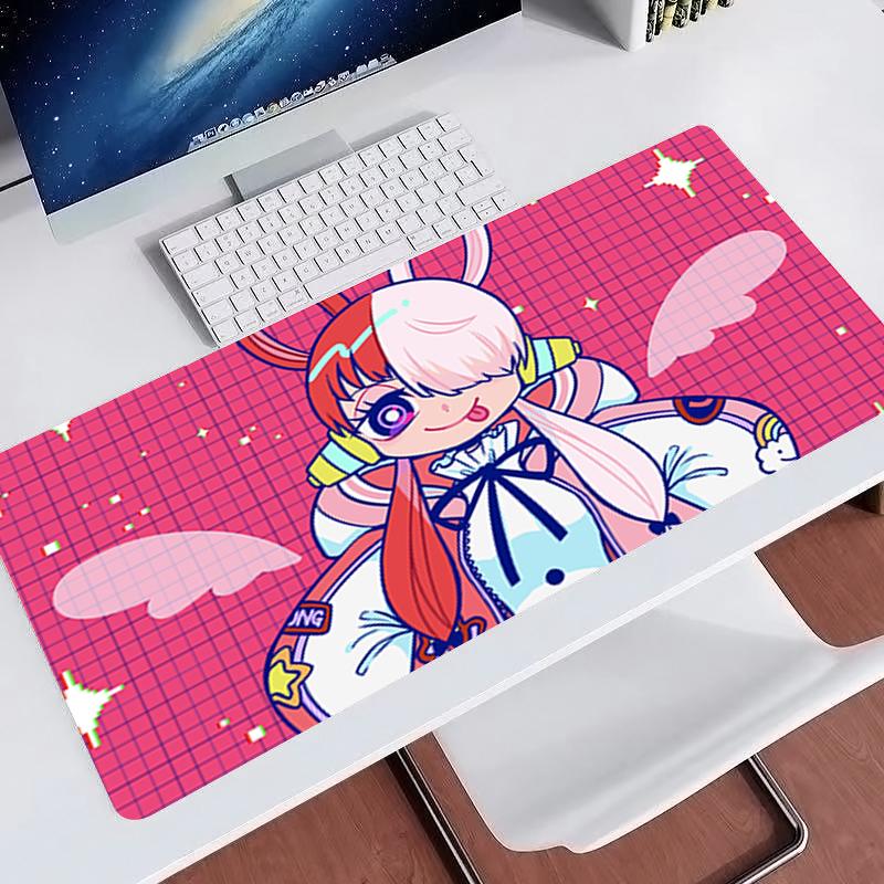 Colorful Mouse Pad Laptop Computer Gamer Desk Mat Anime E-sports Mousepad Large Gaming Keyboard Pad One Piece Uta Cute Mausepad