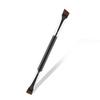 Dual-Headed Ultra-Thin Eyeliner & Brow Brush Set with Angled Flat Head for Lower Eyelid, Crease, Cheekbone, and Eyeliner Makeup