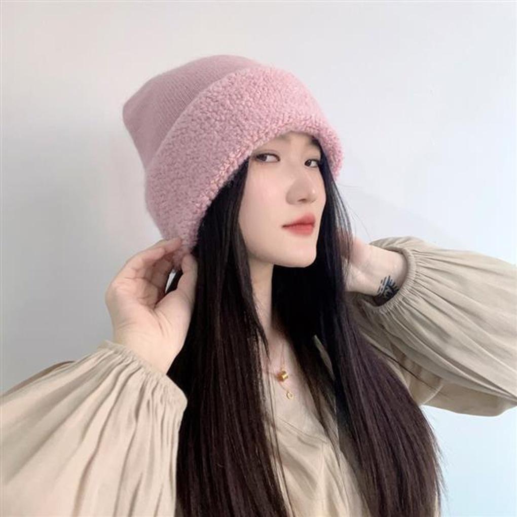 Blooming Knit Beanie (Pink)