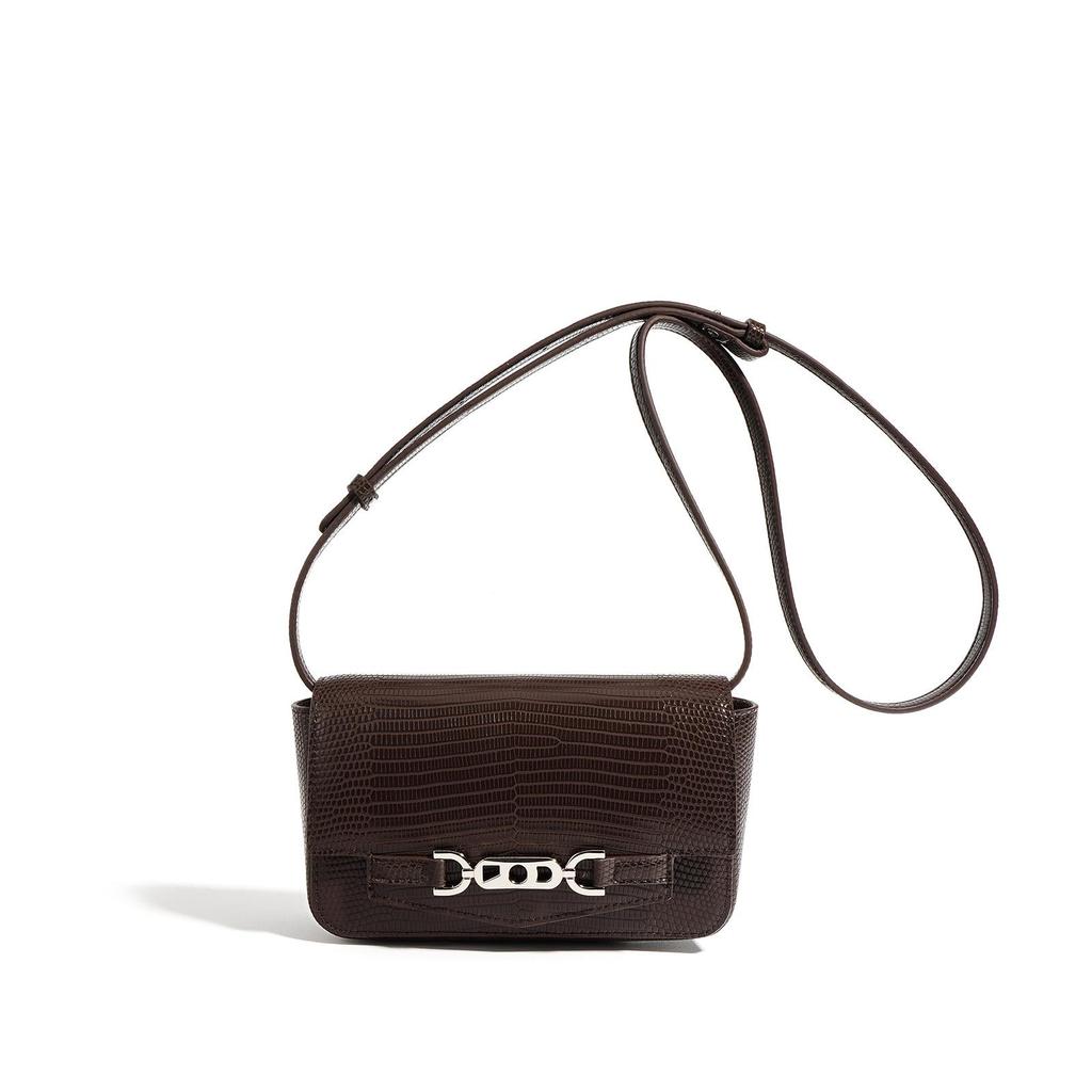 High-End Genuine Leather Women's Crossbody Shoulder Bag – Fashionable Small Square Handbag