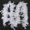 2m White Feather Christmas Tree with Ribbon & Wreath Party Decor