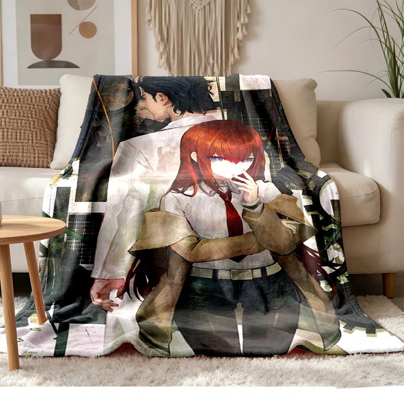 SteinsGate Soft and comfortable flannel Suitable for sofas living rooms outdoor camping travel and also makes a great anniversary gif