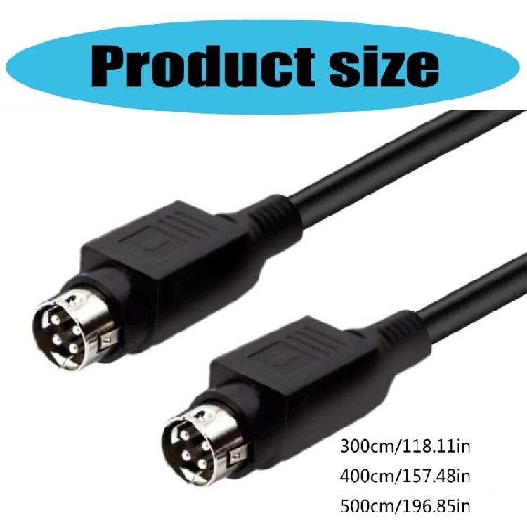 Speakers Connectors Wire With 4Pin DIN Connectors For R1700BT R1600TIII Speakers Cord Optimals Sound Quality Assurances