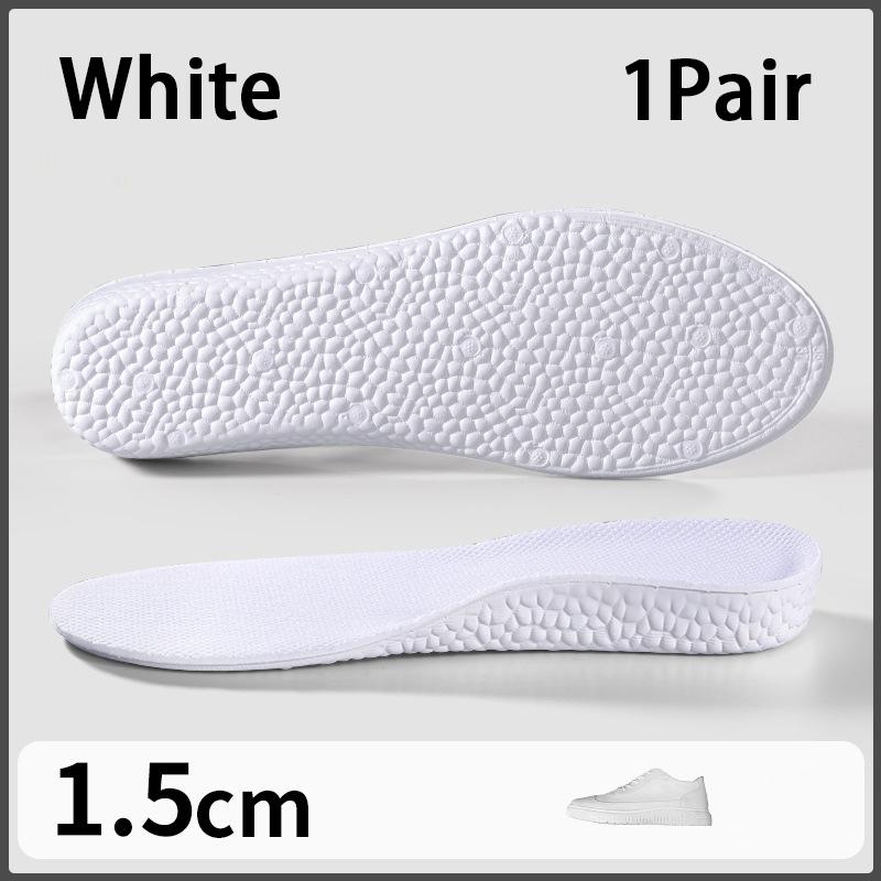 1Pair Elastic Soles Arch Support Comfortable Shoe Pads Men's and Women's Height Increase Insoles Shock-absorbing Sports Insoles