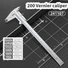 Stainless Steel Vernier Caliper 150/200/300mm Caliper Measuring Tool Manual Micrometer for Depth Diameter Measurement