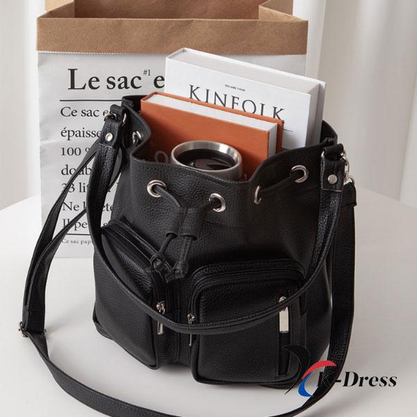 Pocket Rider Two-Way Bucket Bag (2 Colors)